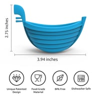 Silicone Egg Poacher Gondola Boat | Easy Poached Eggs Canada — view 4