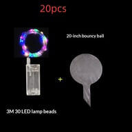Floating LED Balloon Decorations | 20-inch Glowing Party Lights — view 12