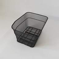 Mountain Bike Rear Rack Basket | Durable Metal Mesh Storage — view 8