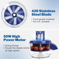 Portable Automatic Electric Fruit Peeler | Grape & Garlic Peeler — view 4