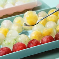 Ice Cube Tray With Lid | 33 Grids Ice Ball Maker Mould Round Easy Release — view 3