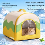 Portable Cooling Dog Bed All-Season | Ice Pack Pet Nest Canada — view 5
