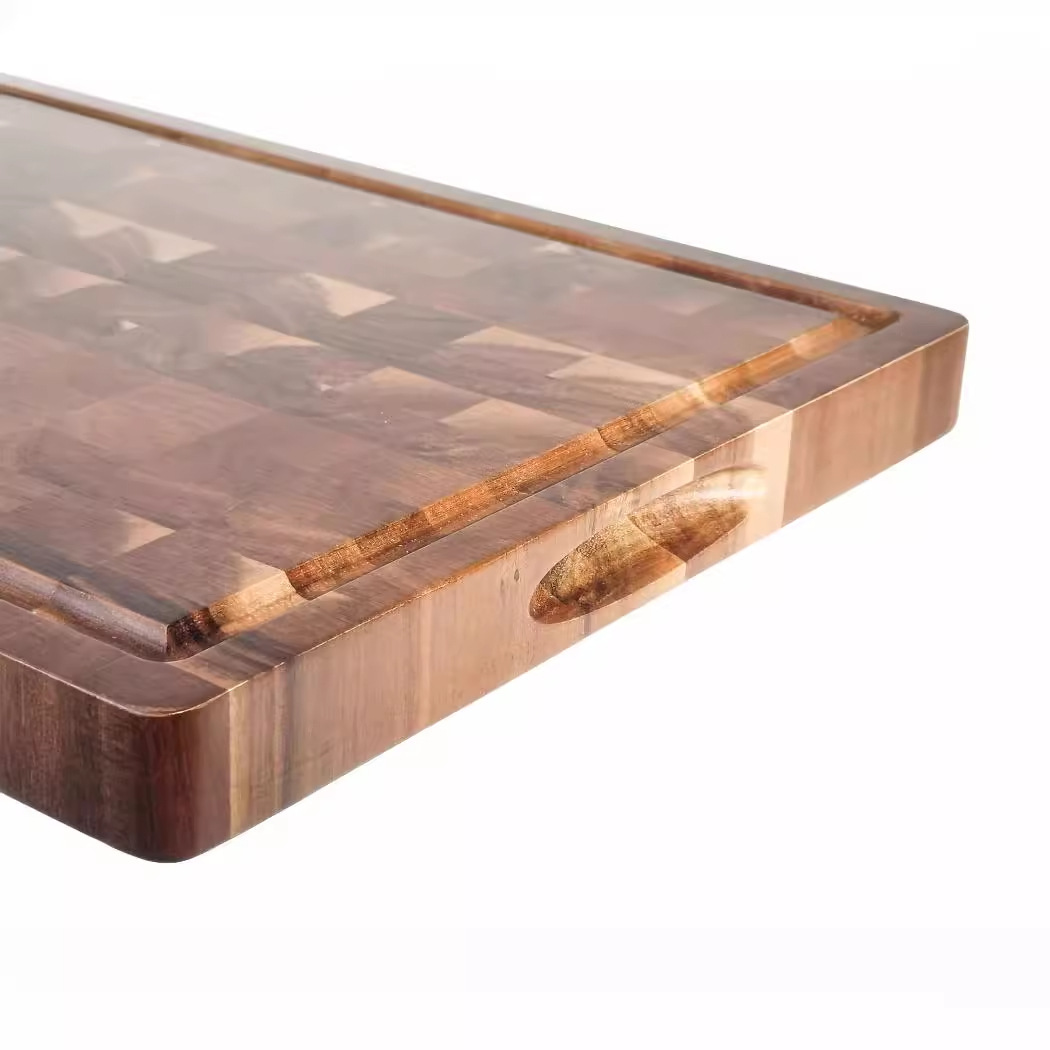 Wooden Cutting Board with Juice Groove & Serving Tray | Acacia