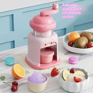 Hand-Cranked Ice Shaver For Kids | Fun Home Shaved Ice Maker — view 6