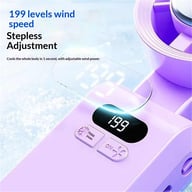 Portable Refrigeration Fan 30-Hour Battery | Neck & Desktop — view 4