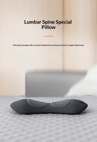 Lumbar Pillow Massage Heating Waist Pad | Pain Relief Heat Therapy — view 6