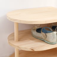 Children's Shoe-Changing Stool with Integrated Entryway Seating and Storage — view 3
