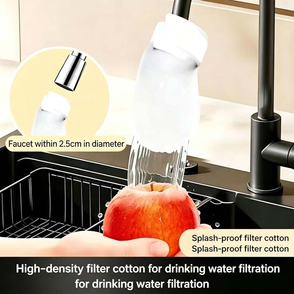 Disposable Faucet Filter Cotton Bag | Clean Water, No Splashing