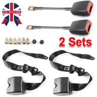 Universal 3-Point Inertia Seat Belt Kit | 2 Sets for Cars & Trucks — view 9