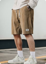 American-Style Mens Quick-Dry Shorts | Breathable Summer Drawstring — view 6