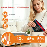 120-LED Far-Infrared Heating Massage Therapy Waist Support Belt — view 18