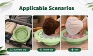 Foldable Ice Pack Facial Care Beauty Ice Bath Basin With Ice Trays — view 6