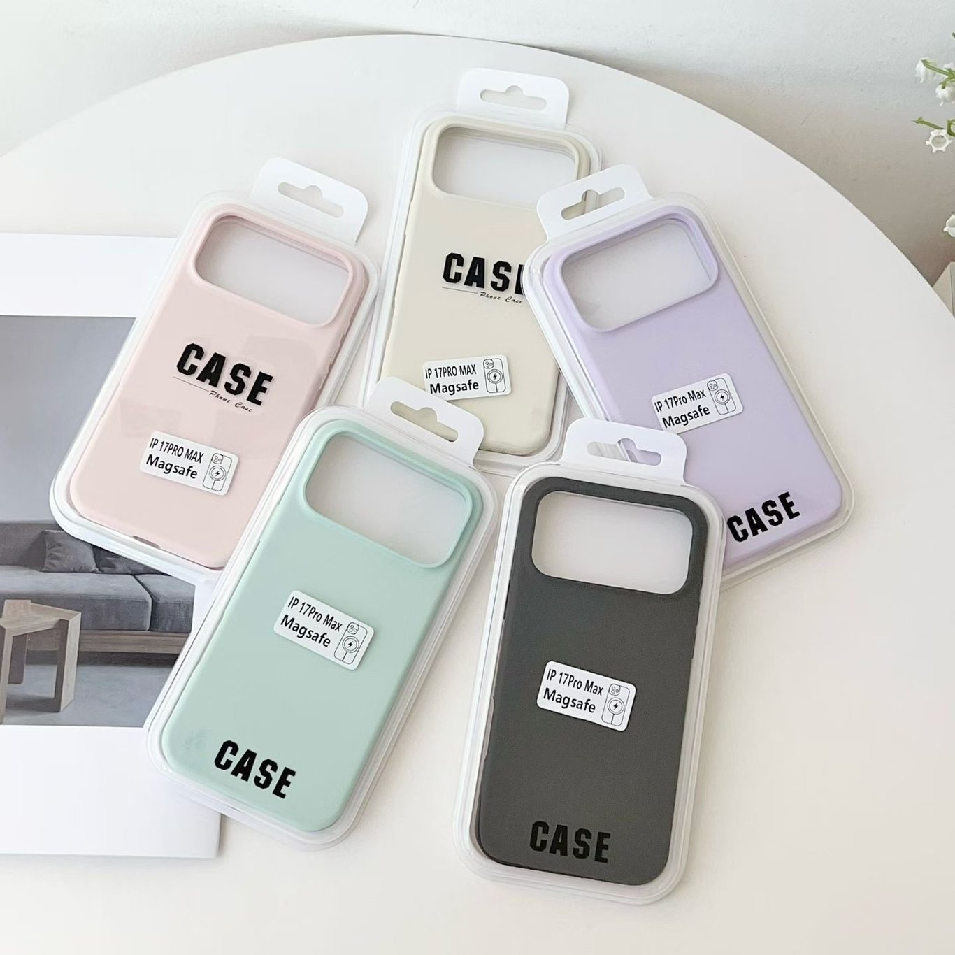 Liquid Magnetic Wireless Charging Phone Case for iPhone 17 Pro Max