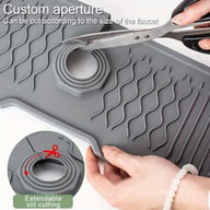 NonSlip Silicone Self-Draining Board | Large Kitchen Faucet Splash Guard — view 5