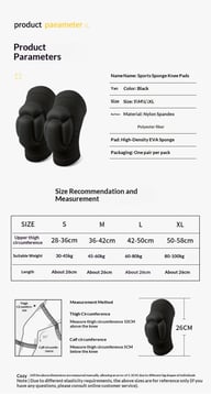 Volleyball Roller Skating Knee Pads | Thickened Sponge Protection — view 6