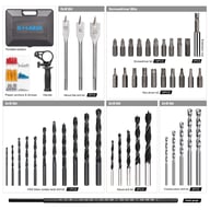 G LAXIA 550W Hammer Drill | 2-in-1 Electric Drill with 105 Accessories — view 17