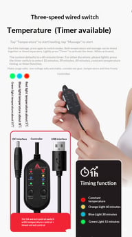 TMJ Heat Therapy Corrector | Electric Heating Pad for Jaw Pain Relief — view 15
