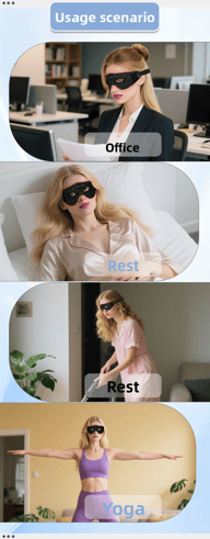 Wireless LED Red Light Eye Massager | Infrared Photon Skin Rejuvenation — view 6