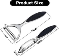 Vegetable Peeler Set Stainless Steel Y & I Shape Swivel Blades — view 6