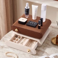 Drawer-Style Jewelry Box Large Capacity Multi-Functional Modular Storage Case — view 9