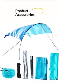 Beach Canopy Amazon Sourced Portable Quick Setup — view 11