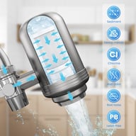 Stainless Steel Faucet Filter with Activated Carbon | Kitchen Water — view 4