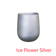 Titanium Ice-Flower Water Cup | Double-Layer Camping Tumbler — view 1