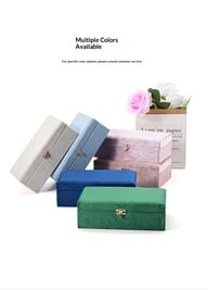 Velvet Bracelet Necklace And Jewelry Storage Box — view 8