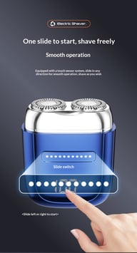 LED Digital Display Portable Mini Electric Shaver | Fast-Charging — view 10