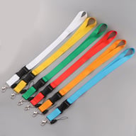 Elegant Solid-Color Phone Lanyard | Secure Neck Strap with Metal Clasp — view 10