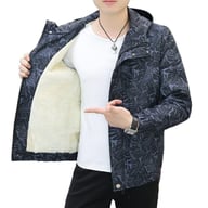 Thickened Fleece-Lined Workwear Jacket for Men | Commuter Style — view 12