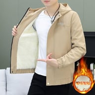 Thickened Fleece-Lined Workwear Jacket for Men | Commuter Style — view 19