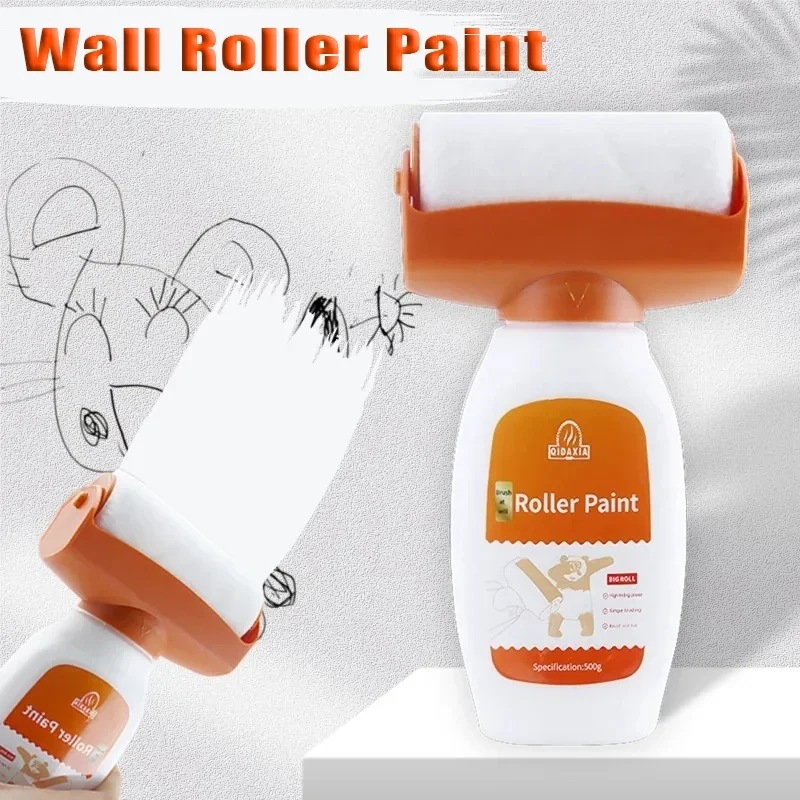 Orange Wall Roller Touch-up Paint | Water-Based, Low-Odor, All-in-One