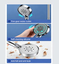 Exploded view showing ABS plastic, chrome plating, and protective coating layers
