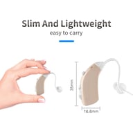 Open-Style Rechargeable Sound Amplifier with Charging Case | Canada — view 3