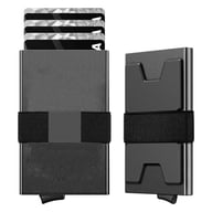 Aluminum RFID Card Case Minimalist Wallet | Mens Card Holder A008 — view 4