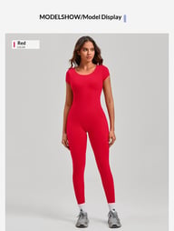 Women's Fashion Solid Color Quick-drying Yoga Bodysuit — view 18