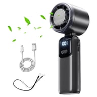 Portable Handheld Cooling Ice Fan | Rechargeable Turbo Personal Fans — view 4
