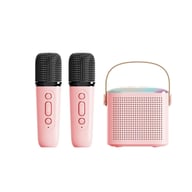 Karaoke Machine Bluetooth Speaker with 2 Wireless Mics & RGB Lights — view 1