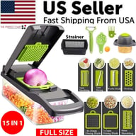 15-In-1 Vegetable Fruit Chopper Cutter for Home & Kitchen | Food Dicer Slicer — view 8