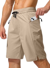 Men's Quick Dry Beach Shorts with Pockets | Drawstring Swim Trunks — view 4