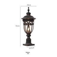 European-Style Outdoor Column Head Lamp | Waterproof Courtyard Lighting — view 8