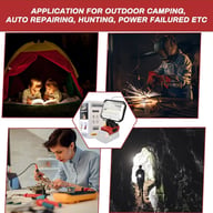 LED Work Light Cordless For Milwaukee M18 18V Battery USB Port Outdoors Lamp — view 11