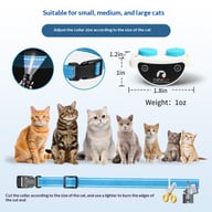 Remote Control Cat Training Collar | Waterproof Behavior Corrector — view 11