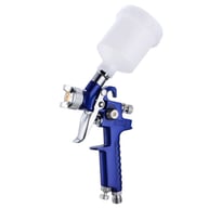 2 X HVLP Spray Gun Kit Air Gravity Feed Vehicle Car Paints1.4MM 0.8MM Nozzle — view 12