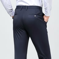 Men's Ice Silk High-Elasticity Pants | Breathable Slim Fit — view 5