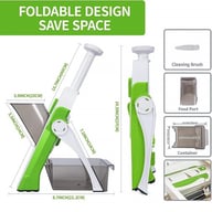 Kitchen Vegetable Cutter Safe Manual Multi-function Salad Chopper Potato Slicer Cheese Graters Kitchen Tools French Fries Cutter — view 6