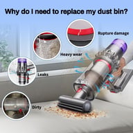Dyson V10 SV12 Replacement Dust Bin Canister Filter | Large Capacity — view 14