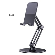 Aluminum Alloy Tablet Stand | Adjustable Desktop Holder for iPad & Phone — view 3