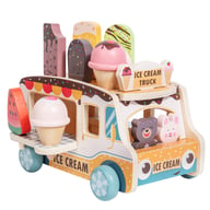 Wooden Ice Cream Model Playset Toy | Role-Play Store & Truck — view 4